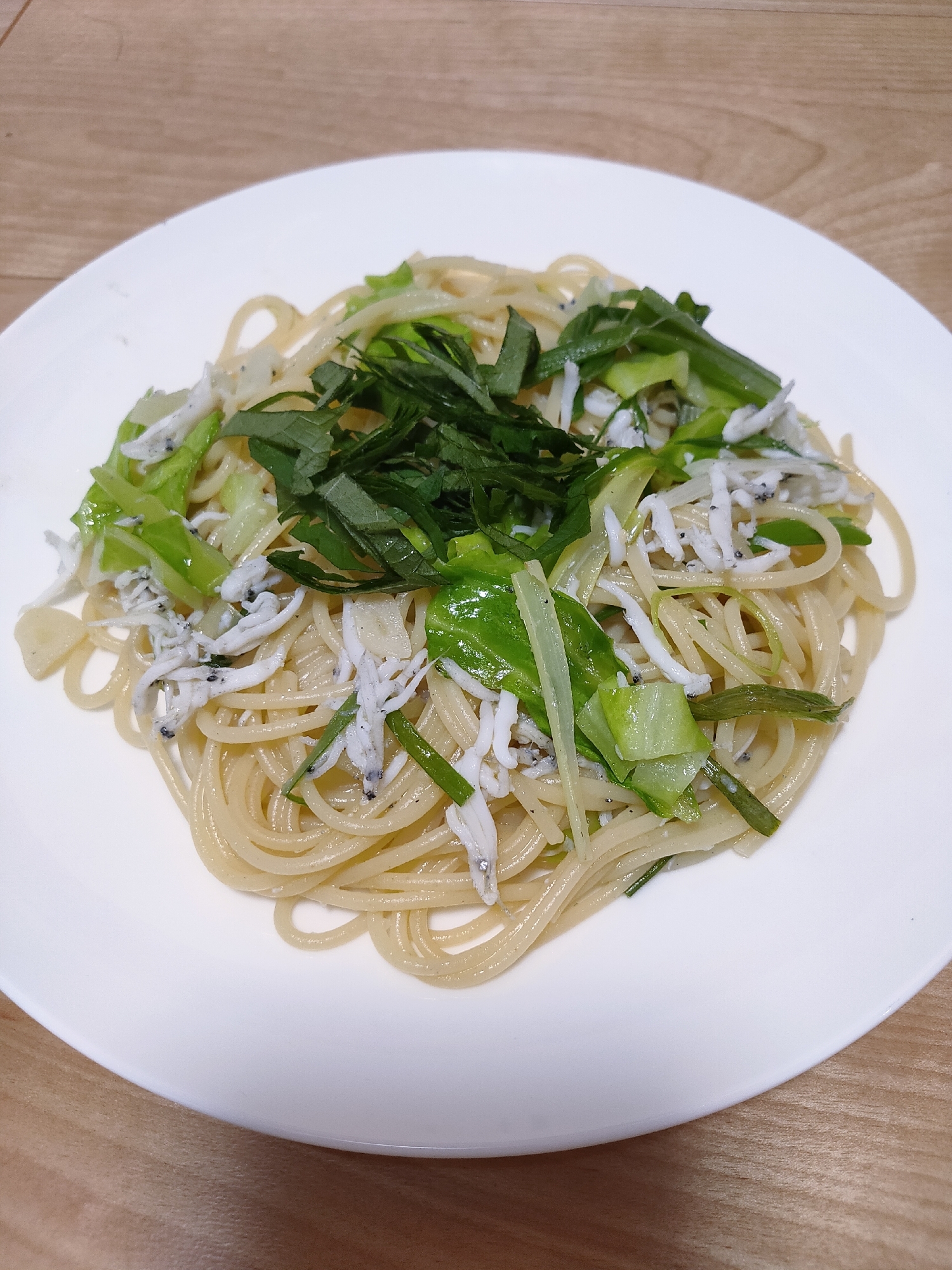 白魚のパスタ