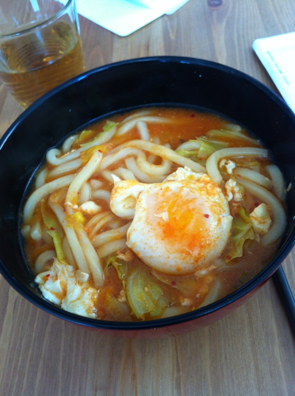 ピリ辛、味噌キムチうどん★