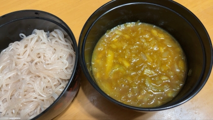 ざるそば・そうめんに☆カレー風味つゆ