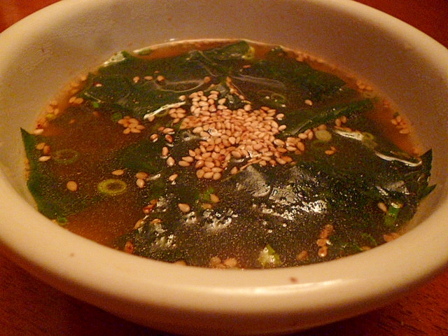 簡単ピリ辛わかめスープ レシピ 作り方 By fairy tale 楽天レシピ