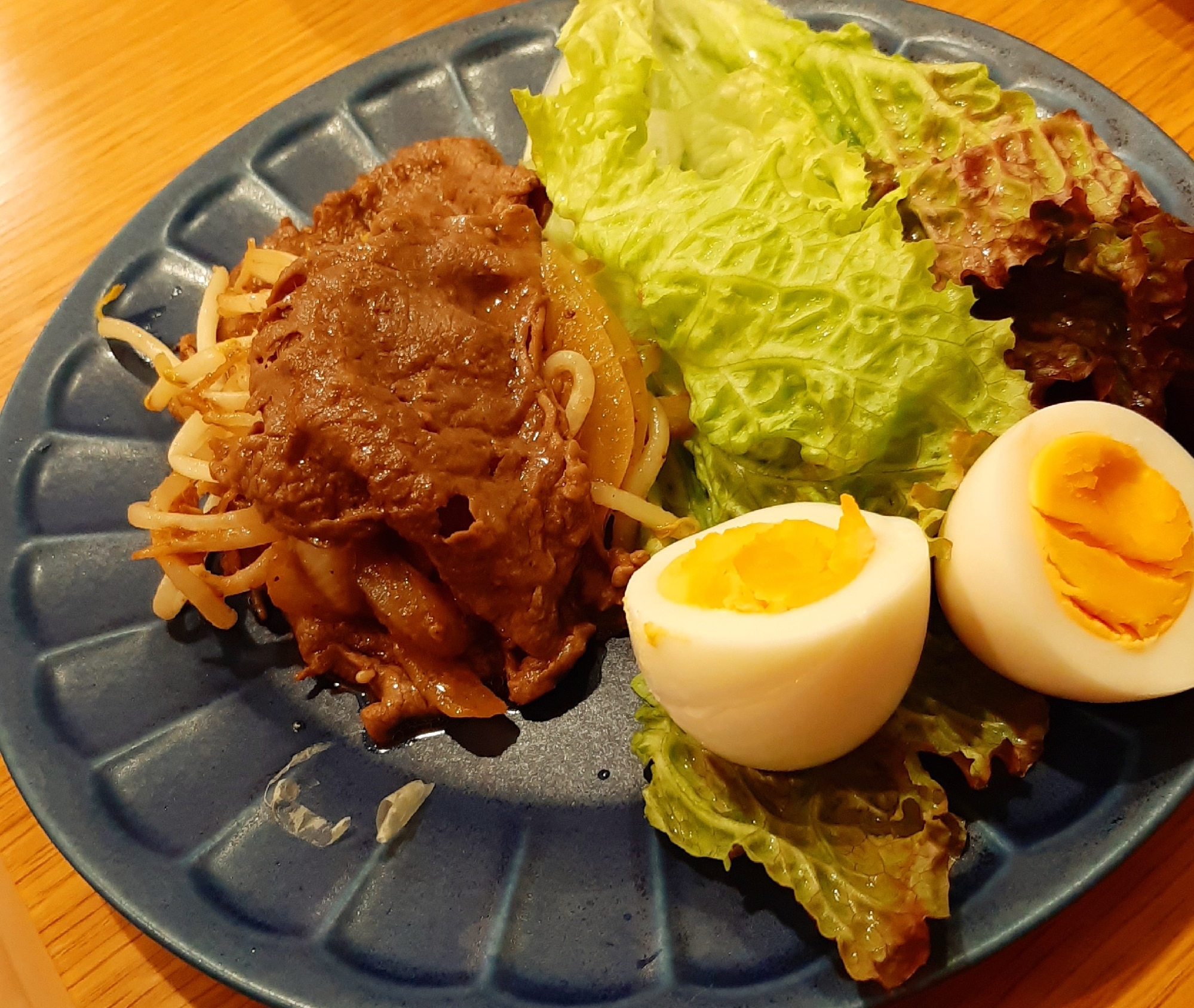 [簡単]自宅で焼肉定食(*^^*)