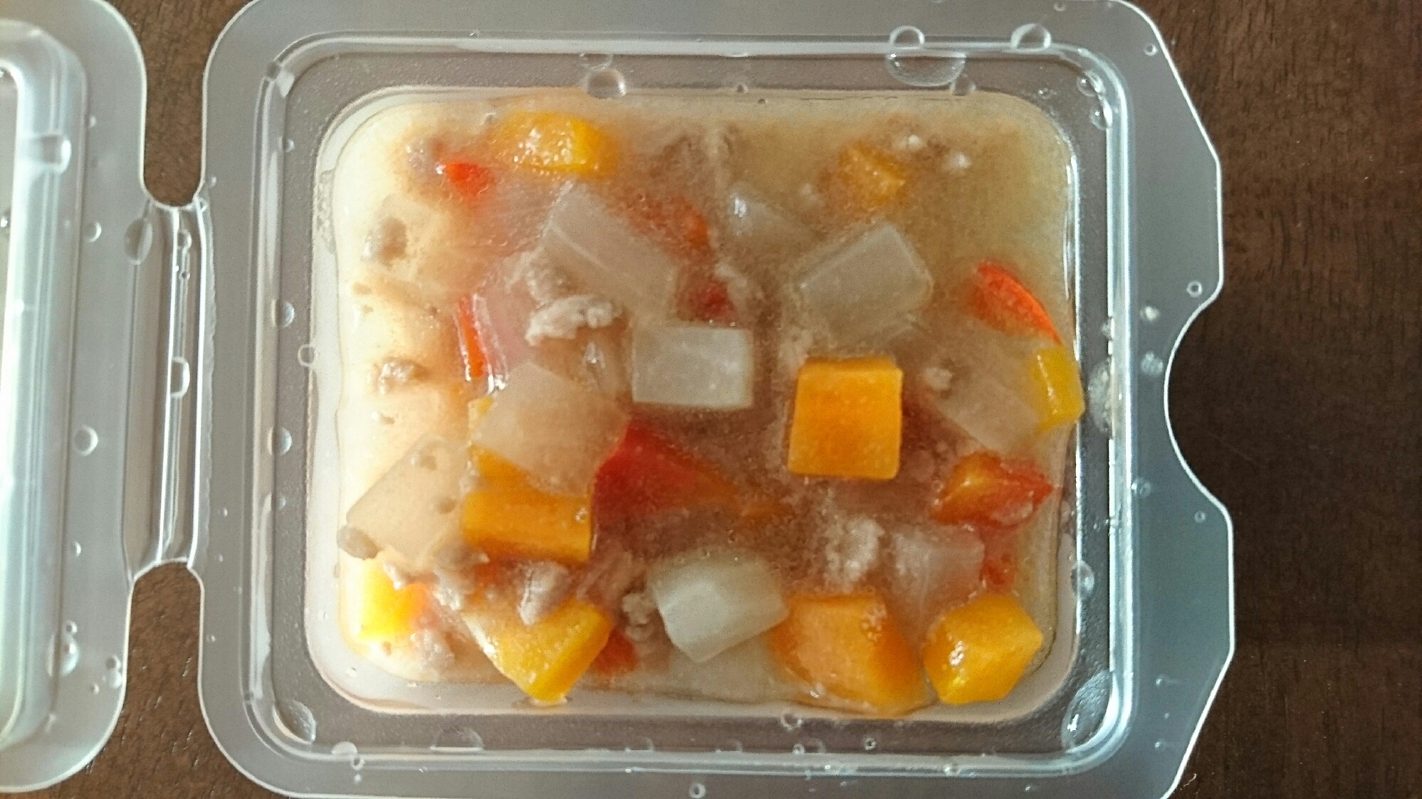 簡単離乳食！カラフル麻婆大根