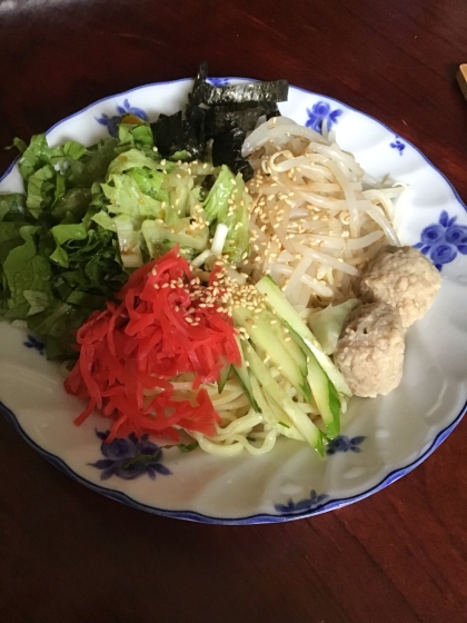 自家製たれの冷やし中華