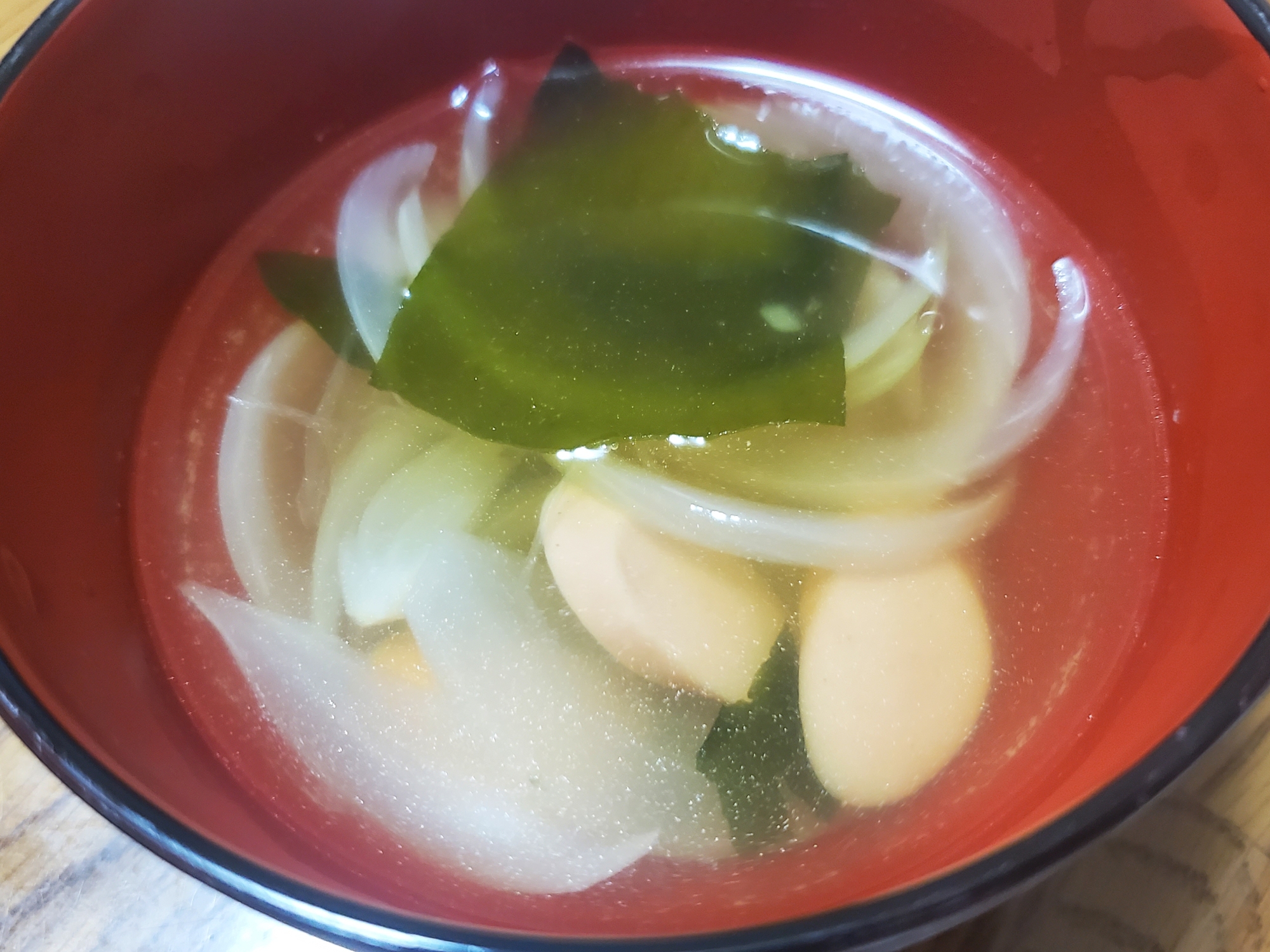 うどんのスープの素で作るスープ