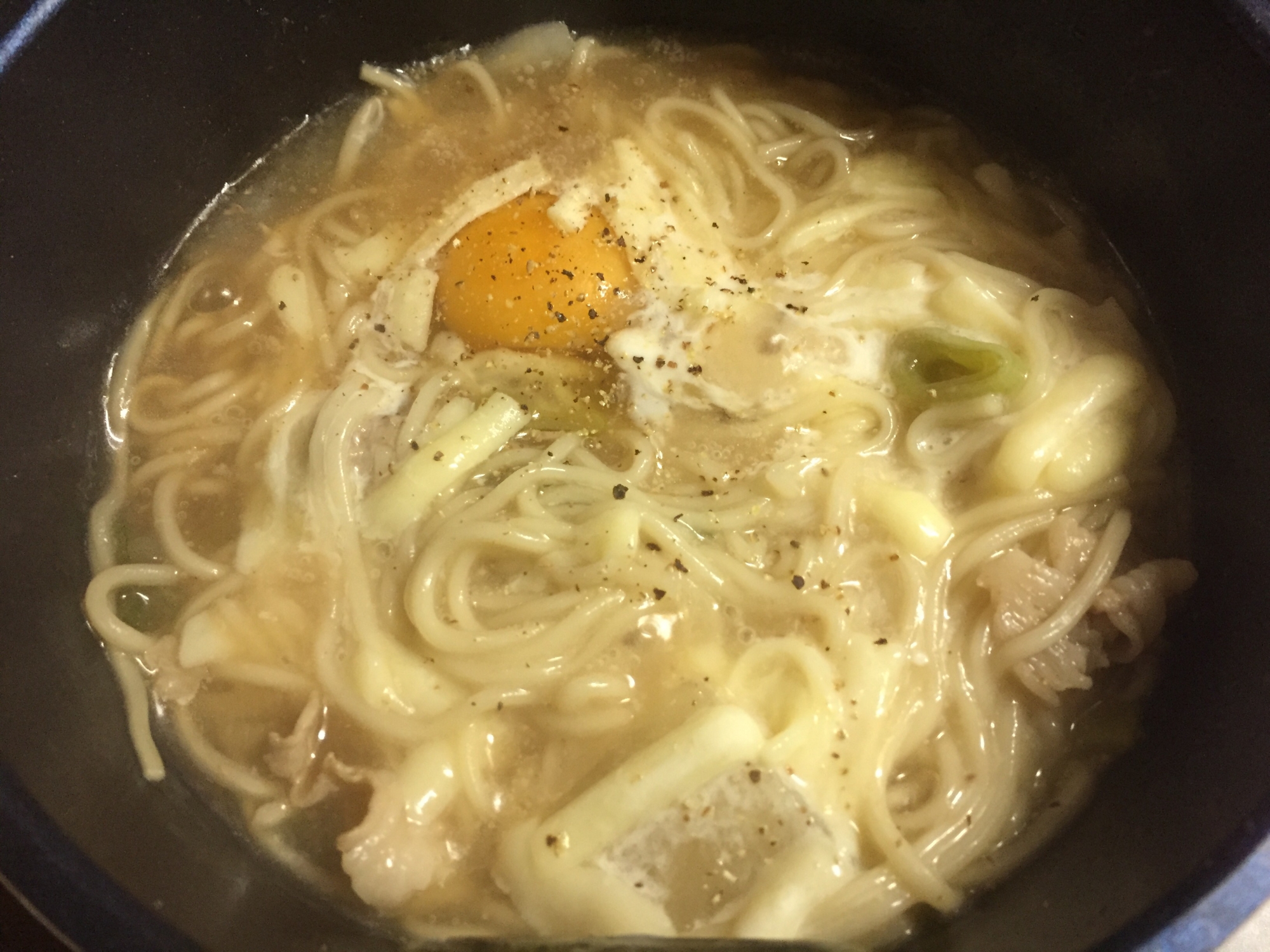 洋風豚大根ラーメン