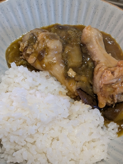 茄子とチキンカレー