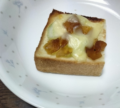 柴漬けピザトースト