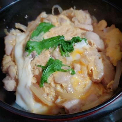 黄金 親子 レシピ 丼 比