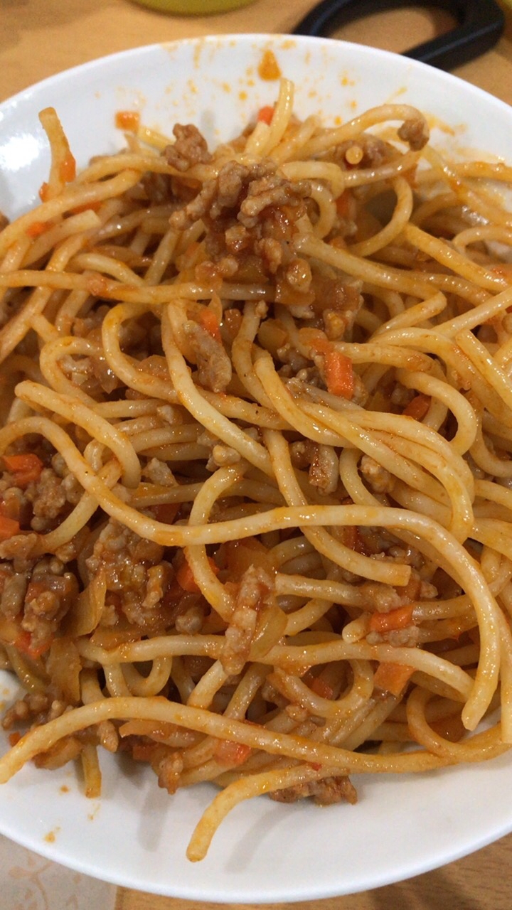 もっちり！昔ながらのミートソーススパゲティ