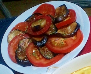 トマトとナスのバルサミコマリネ
