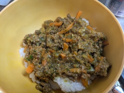 カレールウで作る簡単ドライカレー