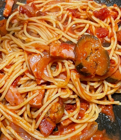 とろとろ茄子のパスタ
