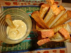 食パンでシンプルラスク