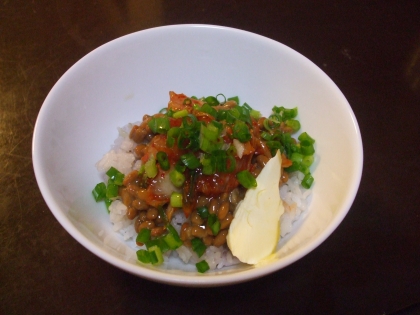 ☆バターがポイント！納豆キムチ丼☆