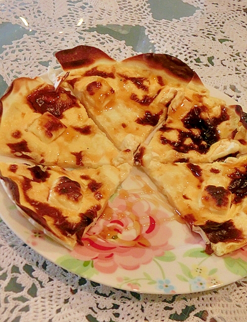 クリームチーズ de　簡単デザートキッシュ♪