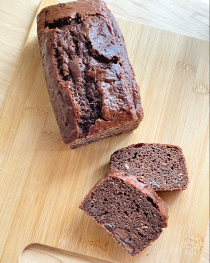 チョコアイスでチョコレートケーキ
