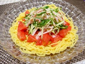 かくれんぼトマトの冷やし中華