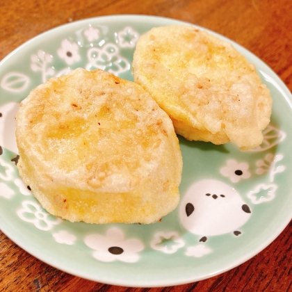 さつまいものごま天ぷら
