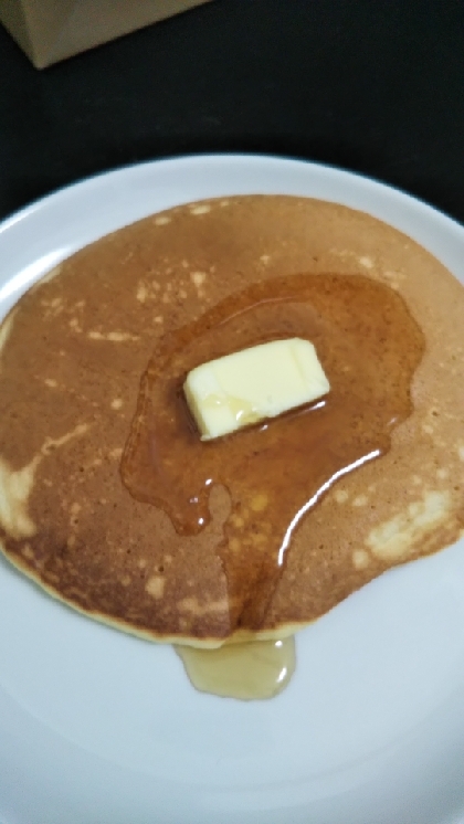 ホットケーキミックスがなくてもこんなに美味しいホットケーキがたべれるなんて驚きでした！ありがとうございました。これは永久保存版です。