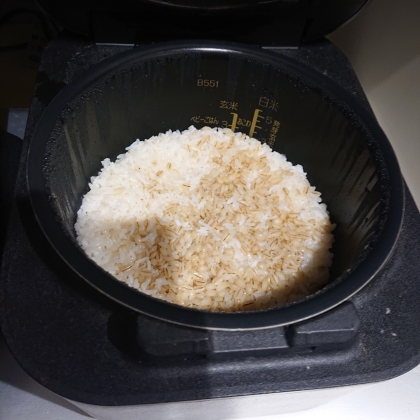 もち米、もち麦入りご飯
