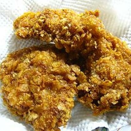 ベイクドコーンフレークチキンのレシピ