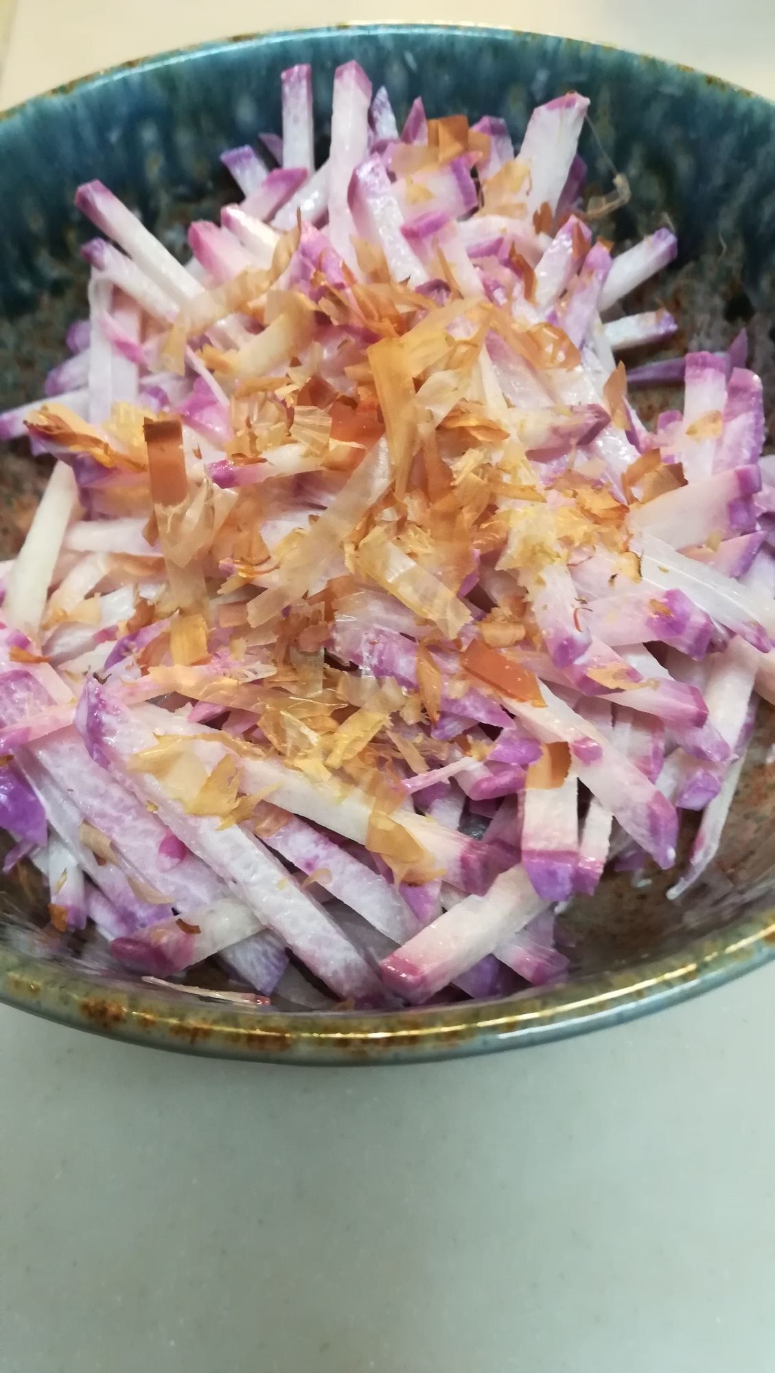 紫大根のカンタンサラダ