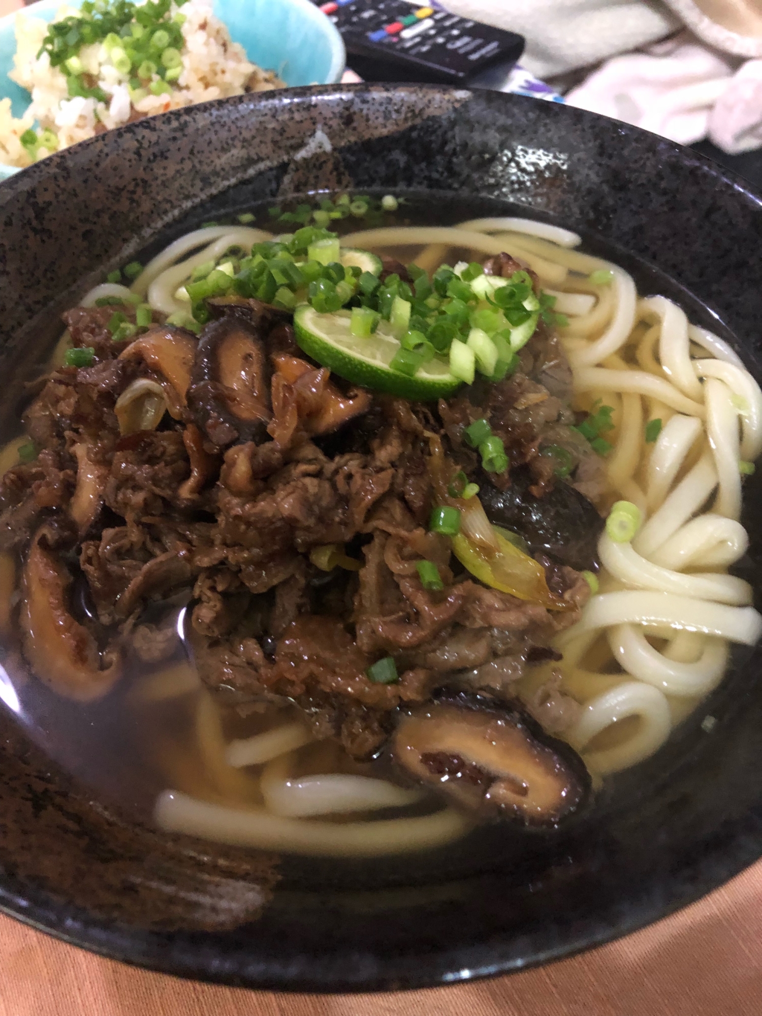 すだち肉うどん^ - ^