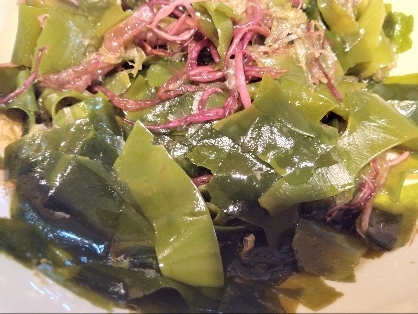 生わかめでᕷ* わかめとカニカマのナムルꕤ୭*