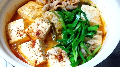 タジン鍋de豆腐チゲ