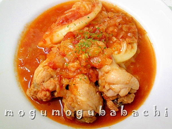 手羽元とキャベツのトマト煮 レシピ 作り方 By もぐもぐばばち 楽天レシピ