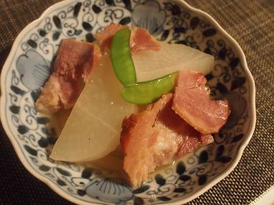 大根と焼き豚のブイヨン煮