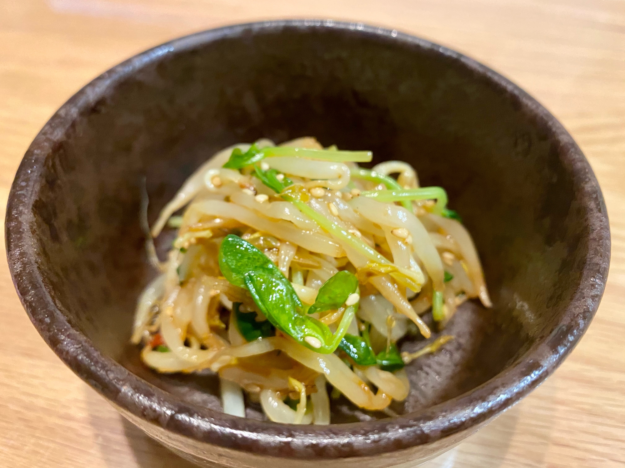 作り置き お弁当にも♪ もやしと豆苗のナムル