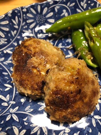 春キャベツの焼きメンチカツ♪