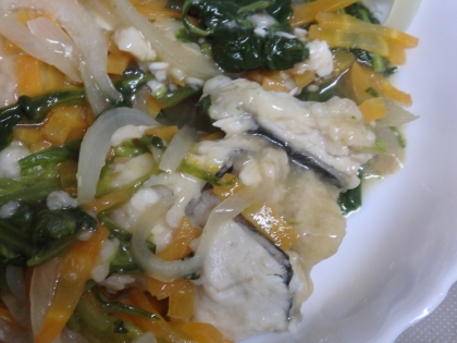 サワラの野菜あんかけ