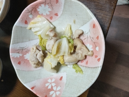 鶏と白菜の白だし煮