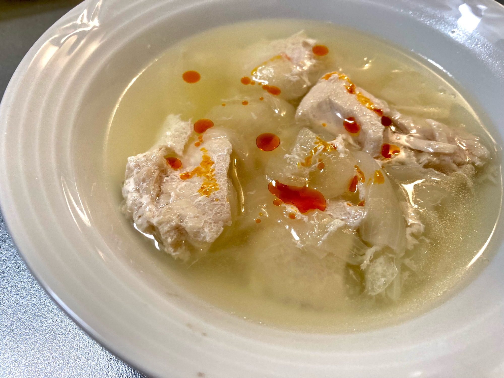 炊飯器で!鶏胸肉のほろほろ参鶏湯