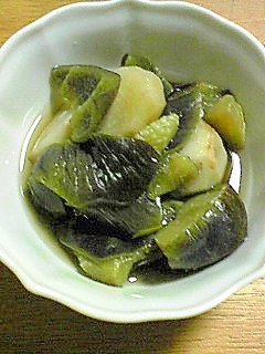 里芋と茄子の煮物