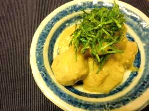 ホクホクねっとり！里芋の味噌煮込み