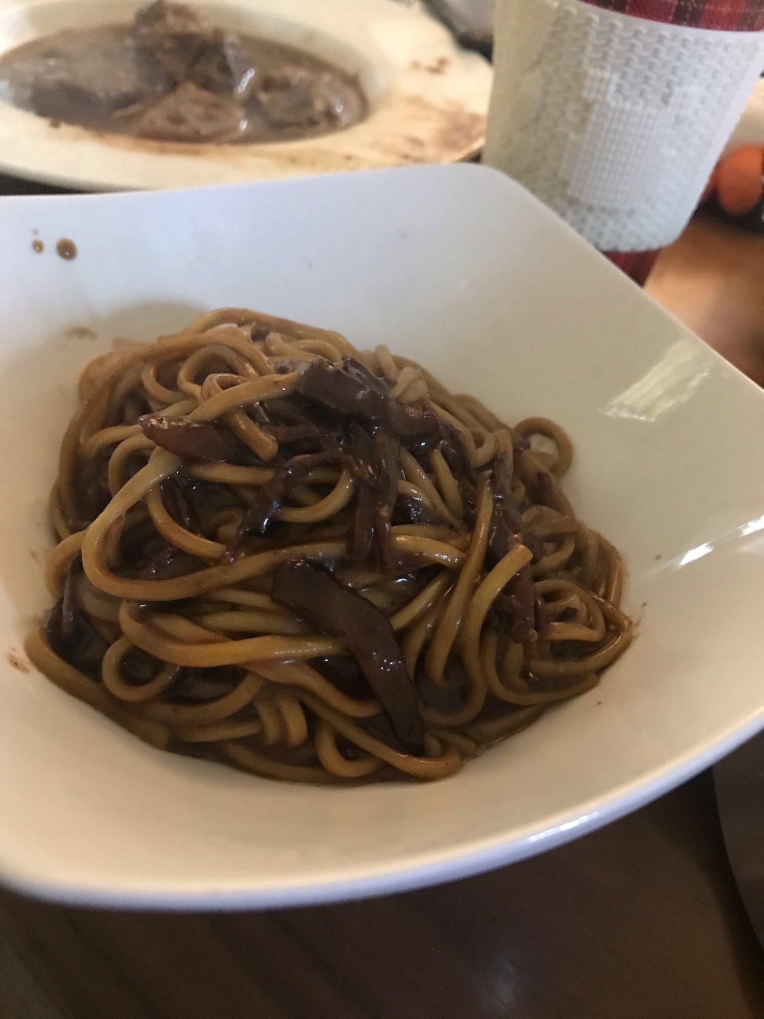 バルサミコと生クリームのパスタ