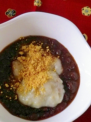 里芋もちのぜんざい