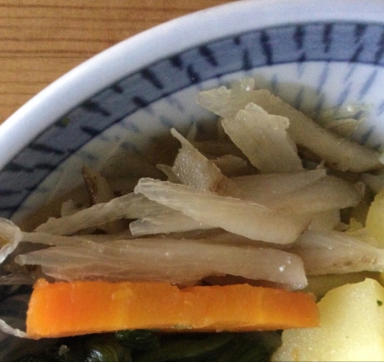 きんぴらごぼう（白だし）