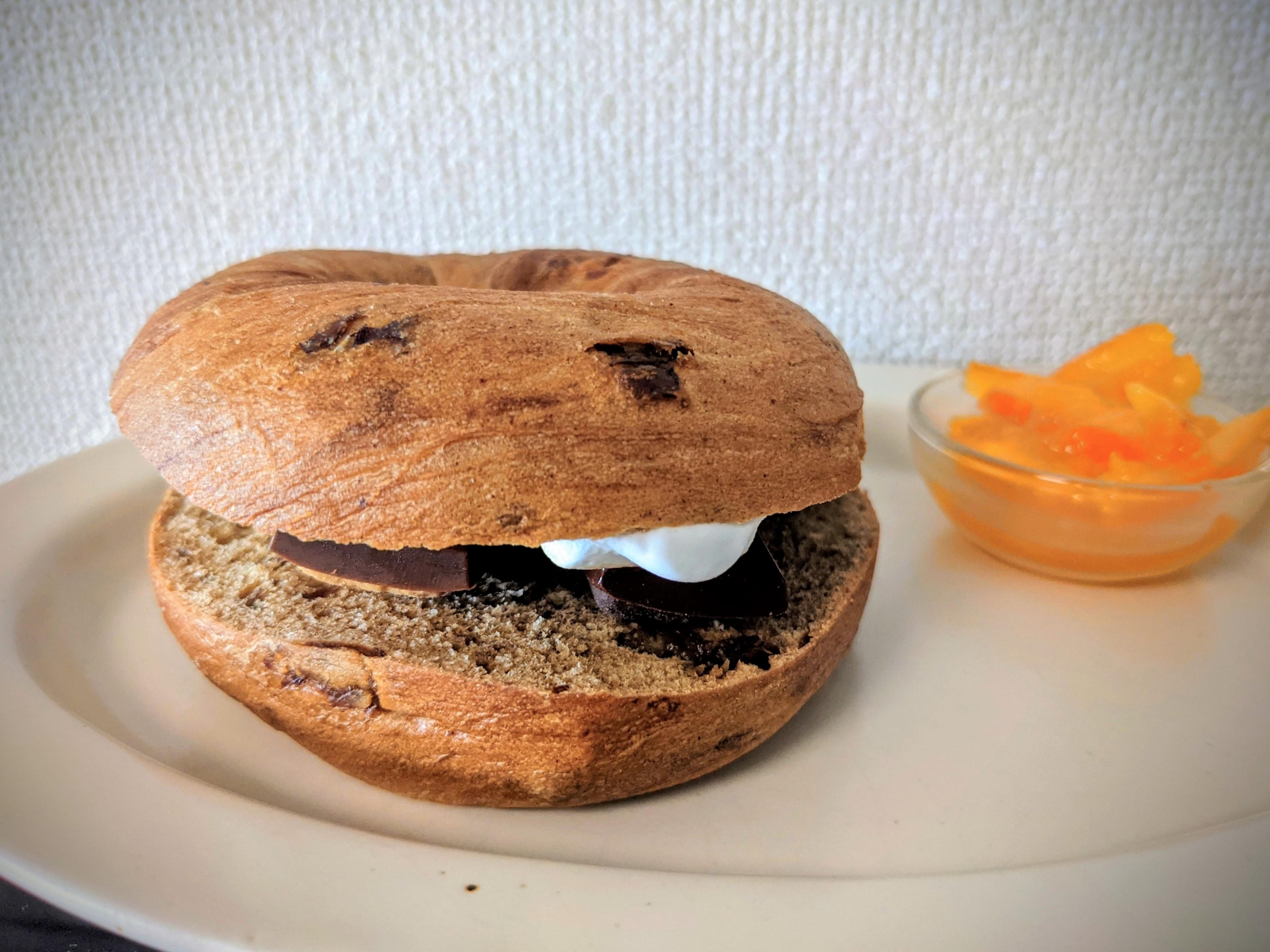 s'moresベーグルサンド