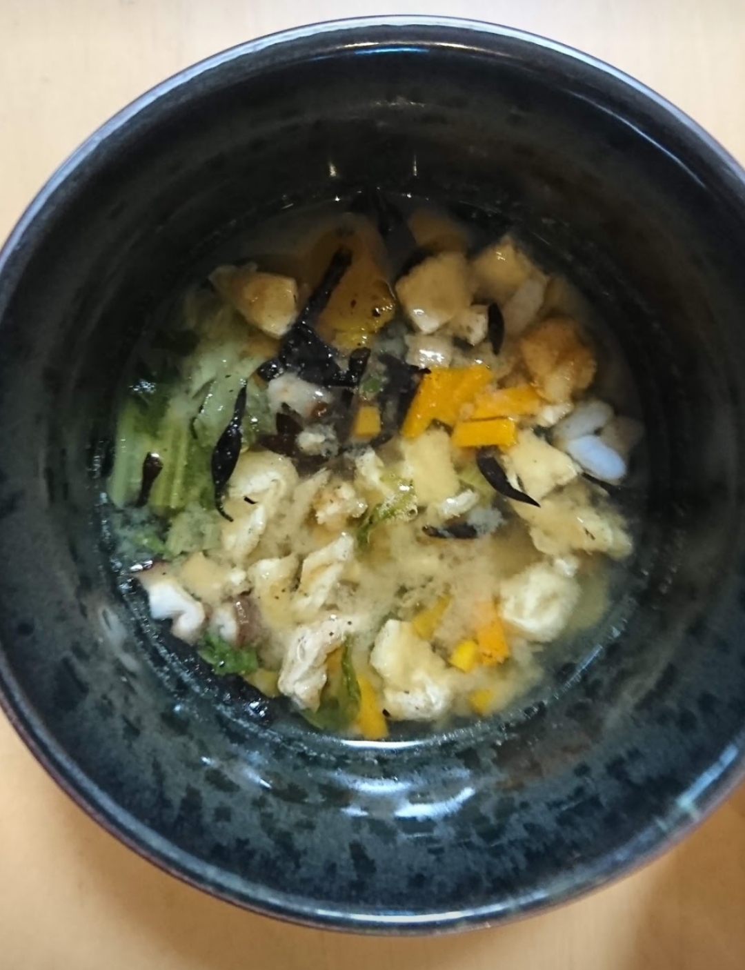 離乳食～後期～ お野菜たくさん味噌汁(取り分け)