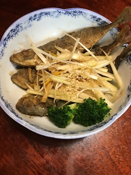 豆アジの南蛮漬け