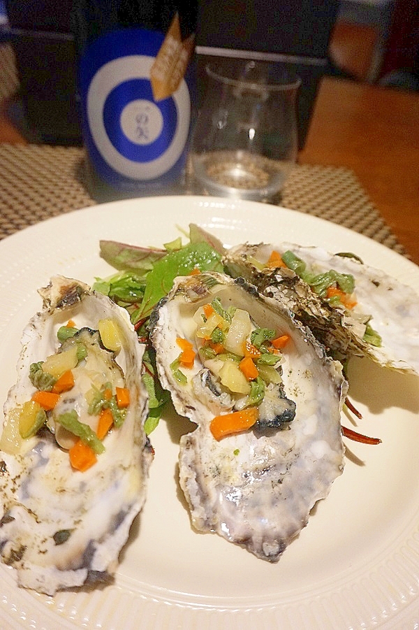 【長崎食材】蒸し牡蠣のラヴィゴットソース