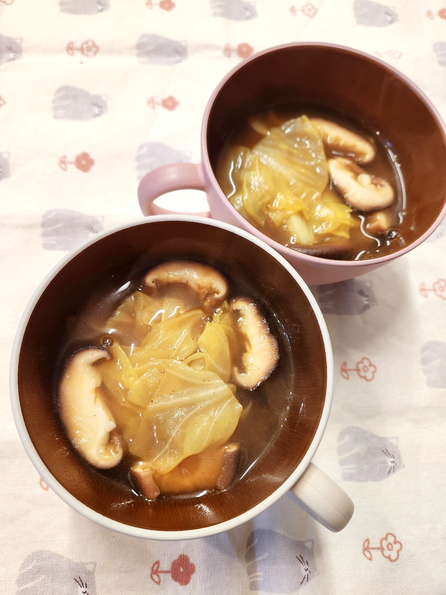 【汁物】キャベツのカレースープ