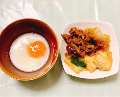 ひろちゃんさま♪キムチ豆腐鍋美味しいですねෆˎˊ˗温泉卵をつけていただきました✧˖°(˃؎ʶ̷)♡いつも美味しいレシピを教えてくれてありがとうございます♡