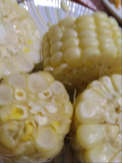 レンジでトウモロコシの加熱の仕方