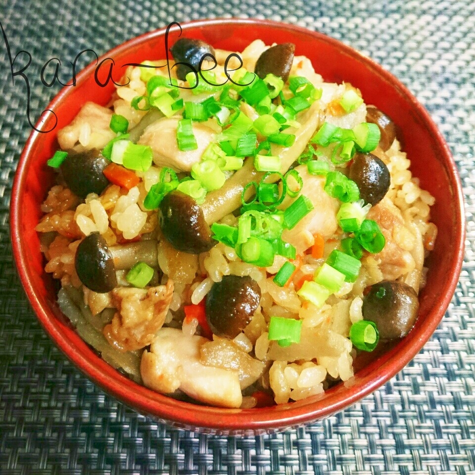 簡単！激ウマ♡中華風鶏ごぼうご飯