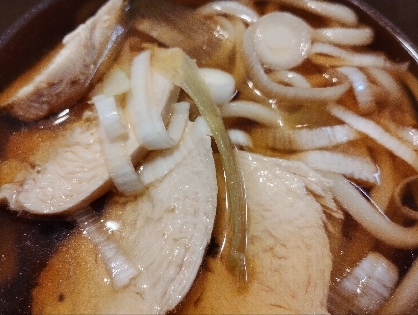 昆布出汁で✧︎*鶏うどん